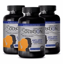 Healthy hair - ANTI GRAY HAIR DIETARY SUPPLEMENT - Saw Palmetto powder - 3B