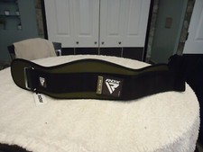 RDX SMALL WEIGHT LIFTING BELT OLIVE GREEN new  N 