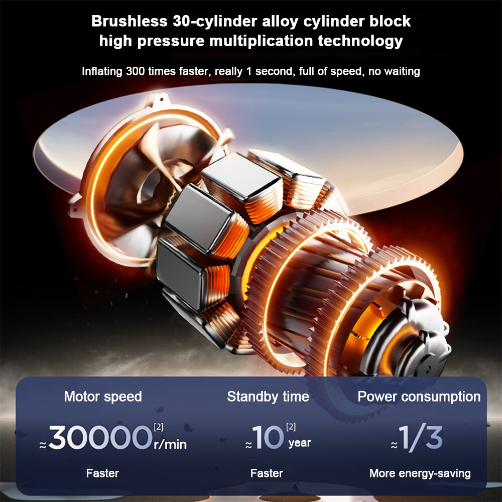 Car Jump Starter with Air Compressor 99800mAh Battery Jumper Box Charger Booster