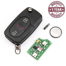 KLAPPSCHLÜSSEL SCHLÜSSEL FÜR AUDI A2 A4 A6 433Mhz CHIP ID48 4D0837231R 2 TASTEN