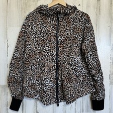 Free People Movement Animal Printed Run Wild Jacket Relaxed Fit Workout Size XS