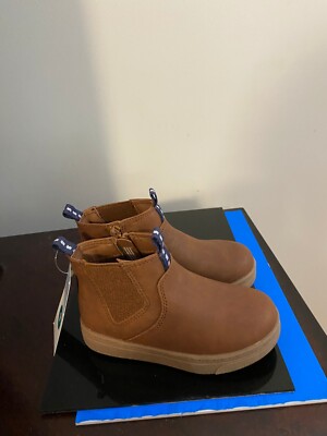 BRAND NEW TODDLER BOYS SIZE 9 CAT & JACK LUCAS BOOTS-BROWN