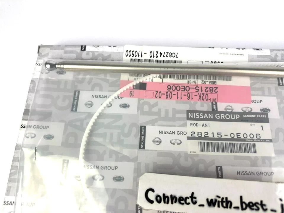 Barra de antena de alimentación genuina Nissan Infiniti Q45, QX4 28215 - 0E006 Foto 4 de 4