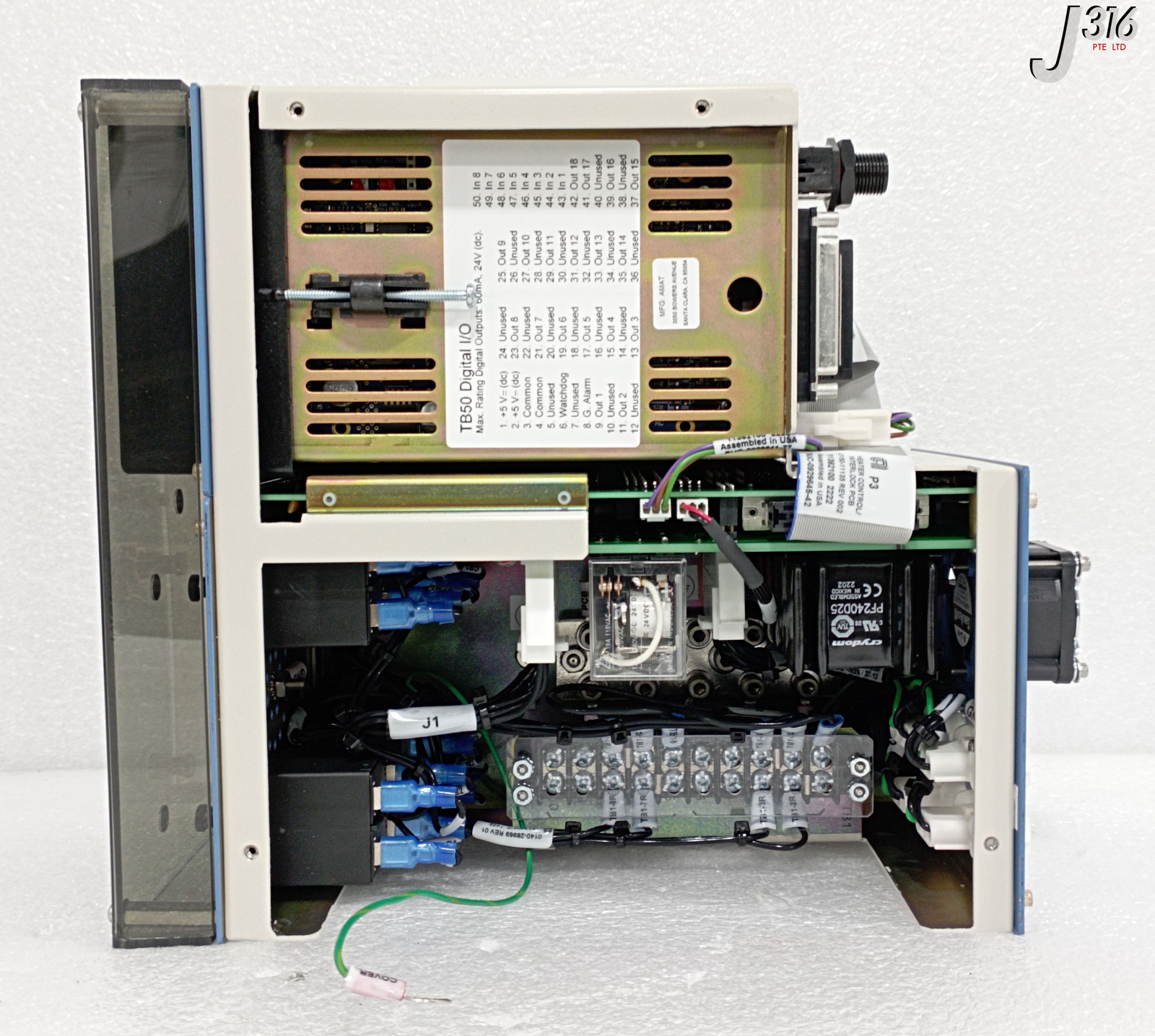 33461 APPLIED MATERIALS GASLINE HEATER CONTROL UNIT, VAS104350-1031 ...