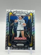 2024 Panini Prizm WNBA Monopoly Kamilla Cardoso GO SPACE Prizm Rookie Card #2