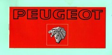 ▬► Prospectus Brochure Catalogue PEUGEOT 104 304 504 604 Coupé Cabriolet 1976 16