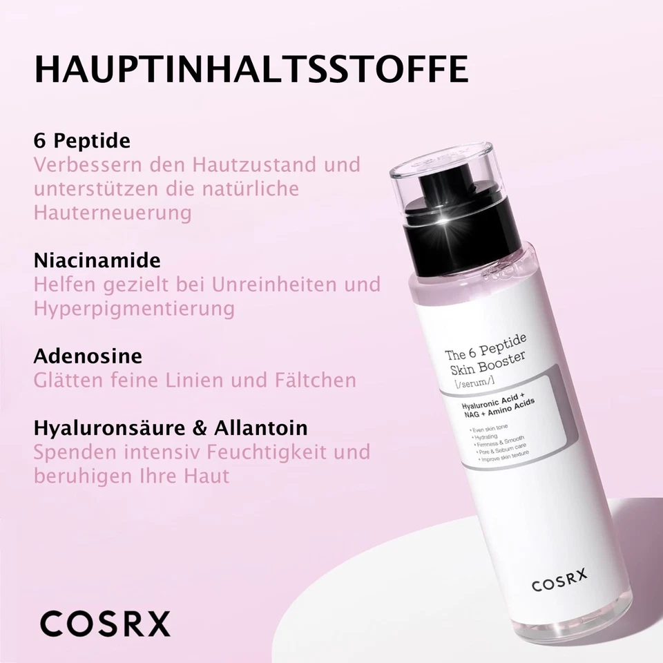 Collagen Serum Gesichtsserum mit Hyaluronsäure COSRX The 6 Peptide Skin Booster - Bild 4 von 4