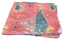 Piumino Caleffi Disney Frozen Principessa Elsa Rosa Azzurro 165 x 125 cm Coperta