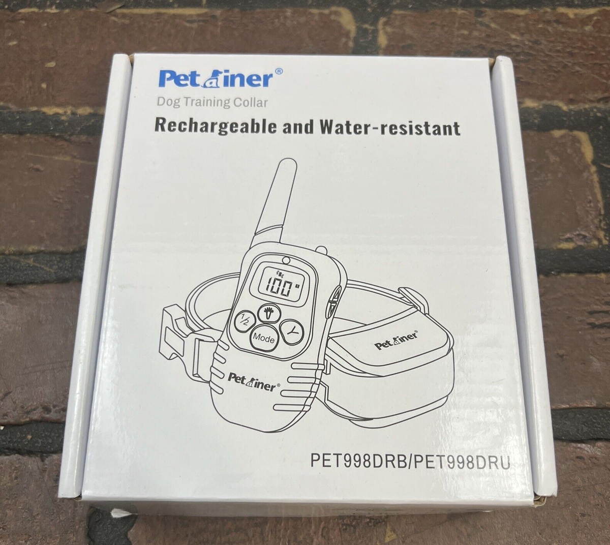 Petrainer PET998DRB1 Rechargeable and Rainproof 330 yd Remote Dog