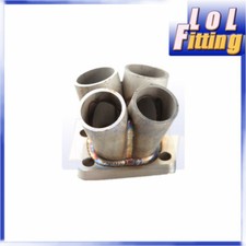 Us Stock 4-1 4 Cylinder Manifold Header T304 Ss Merge Collector T25 T28 Flange