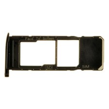 SIM Micro SD Card Tray Single for Motorola Moto G7 G7 Plus Black Replacement