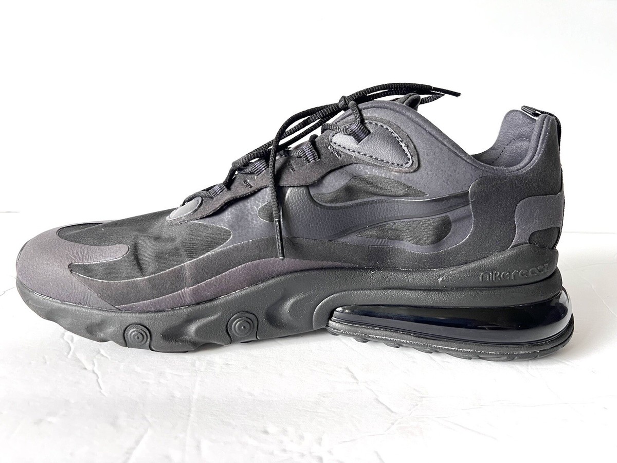 しじみ Nike Air Max Size 13 Men's 270 React Triple Black Shoes