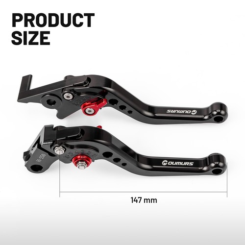 FXCNC CNC Aluminium Brems- Und Kupplungshebel Faltbar & Verstellbar – Passend Für Honda CBR300R, CB300F, CBR250R, CBR500R Modelle 2011-2020