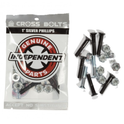 Vis De Skateboard Extra-longues BOLZEN - 2,5 Pouces - Tête Fraisée Cruciforme - Noir (x10 ?)