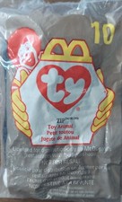 Vintage 1998 McDonald's Happy Meal Toy Ty Beanie Baby ZIP the KITTY CAT 10 NIP
