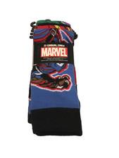 MARVEL MARVEL 6 Pair Novelty Casual Crew Socks Adult Shoe Size 6-12 NWT