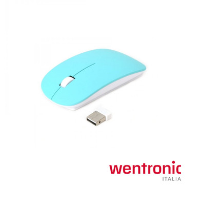 WENTRONIC 10406 WIRELESS PC MOUSE 2.4Ghz COLOR MINT
