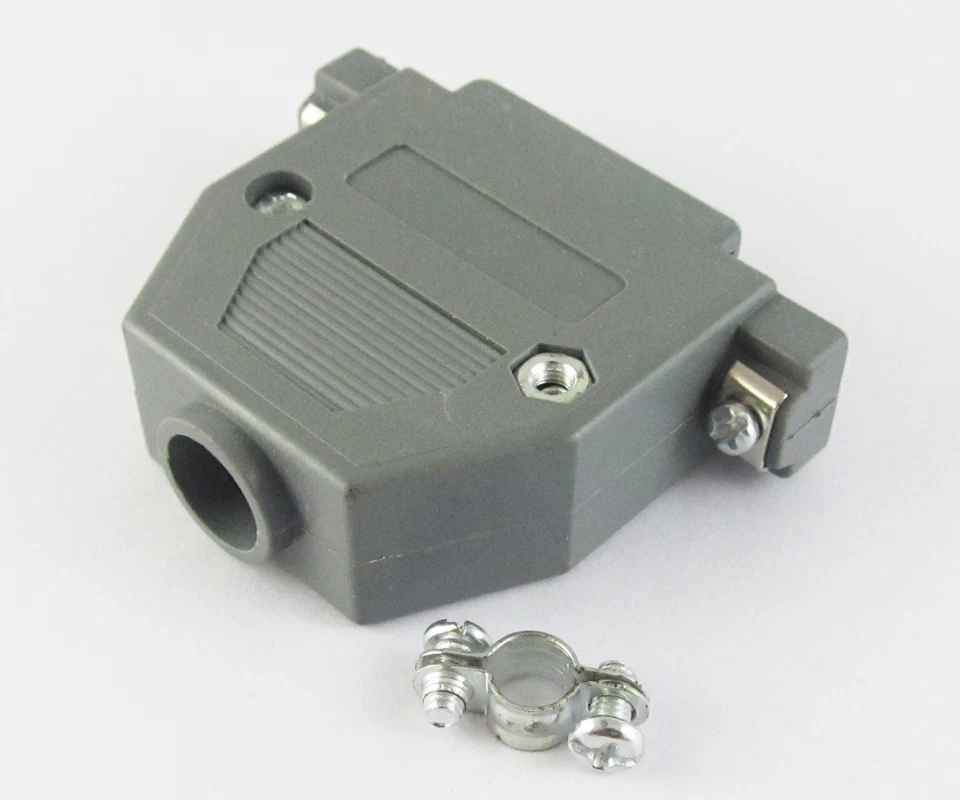 20sets D-Sub DB25 25Pin Plastic Hood Cover for 25 Pin 2 Row D-Sub Connector Grey - Image 3 of 3