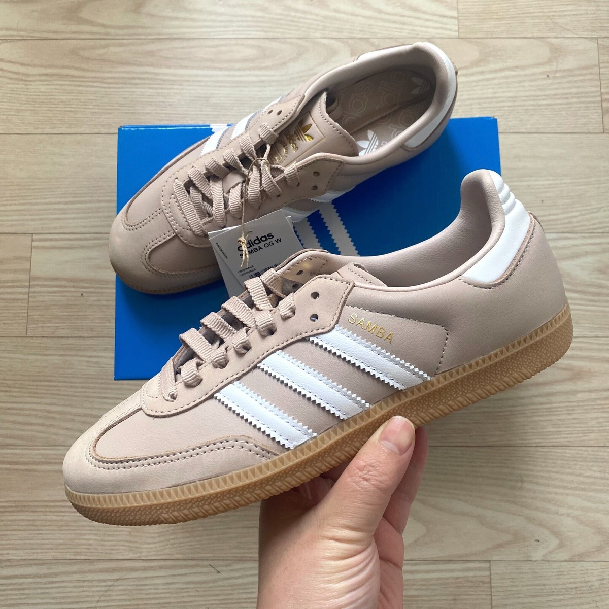 adidas Samba OG Womens Sneakers Wonder Taupe ✓Multiple adidas Samba OG Womens Sneakers Wonder Taupe ✓Multiple