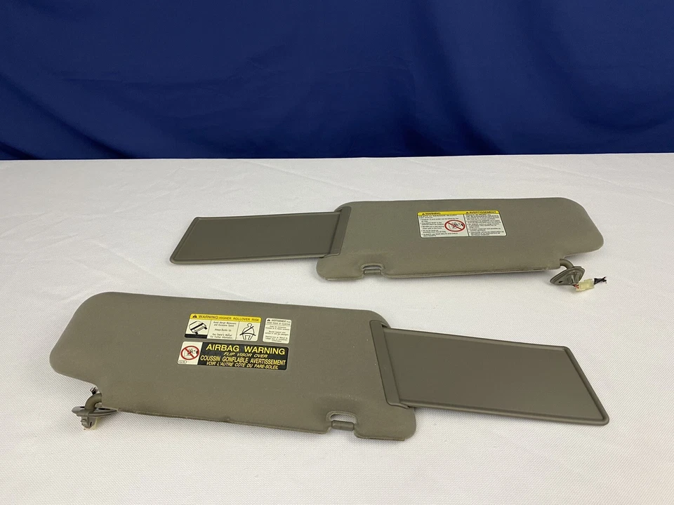 Nissan Murano 2003-2007 OEM marrón parasol para conductor y pasajero Foto 4 de 4