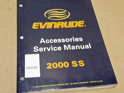 Evinrude Zubehör Service Manual 2000 SS OMC Reparatur 787065 original gebraucht