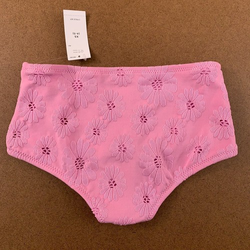 Gap Kids Girls Size XS (4-5) Sugar Pink Textured Floral Bikini Bottom NWT - Picture 4 of 5