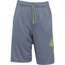 Under Armour Chłopięce Renegade Jednokolorowe Szare Szorty NOWE (rozmiary od 6-20 lat)
