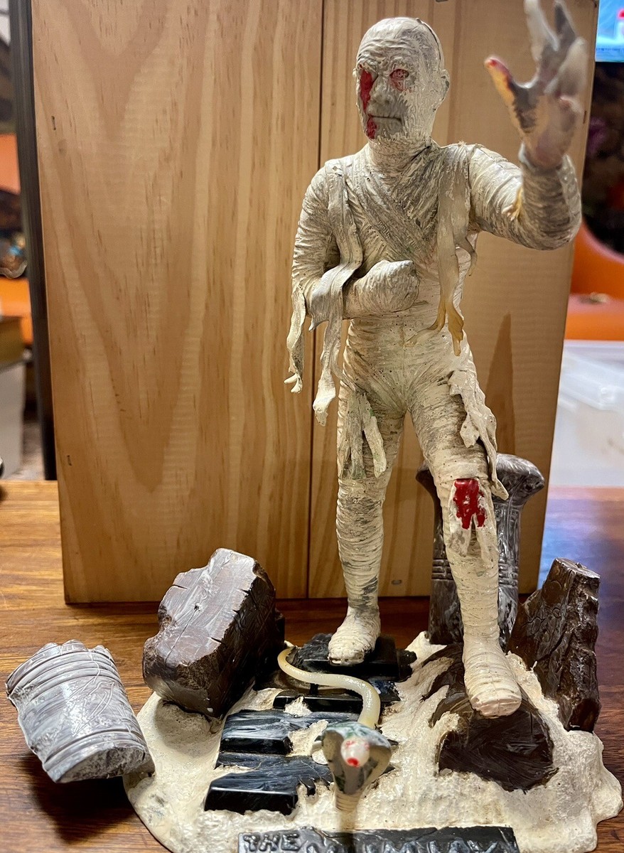 Authentic Vintage 1963 Aurora “The Mummy” Model Kit Built Up