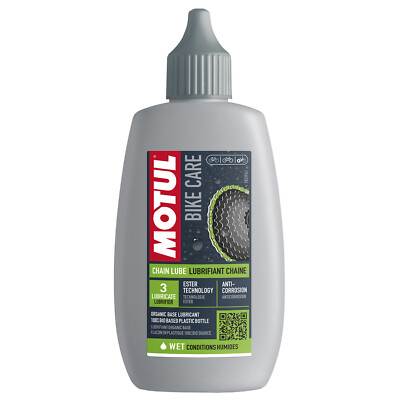 MOTUL Kettenöl Wet Lube für nasse Fahrverhältnisse biologisch abbaubar, 100 ml