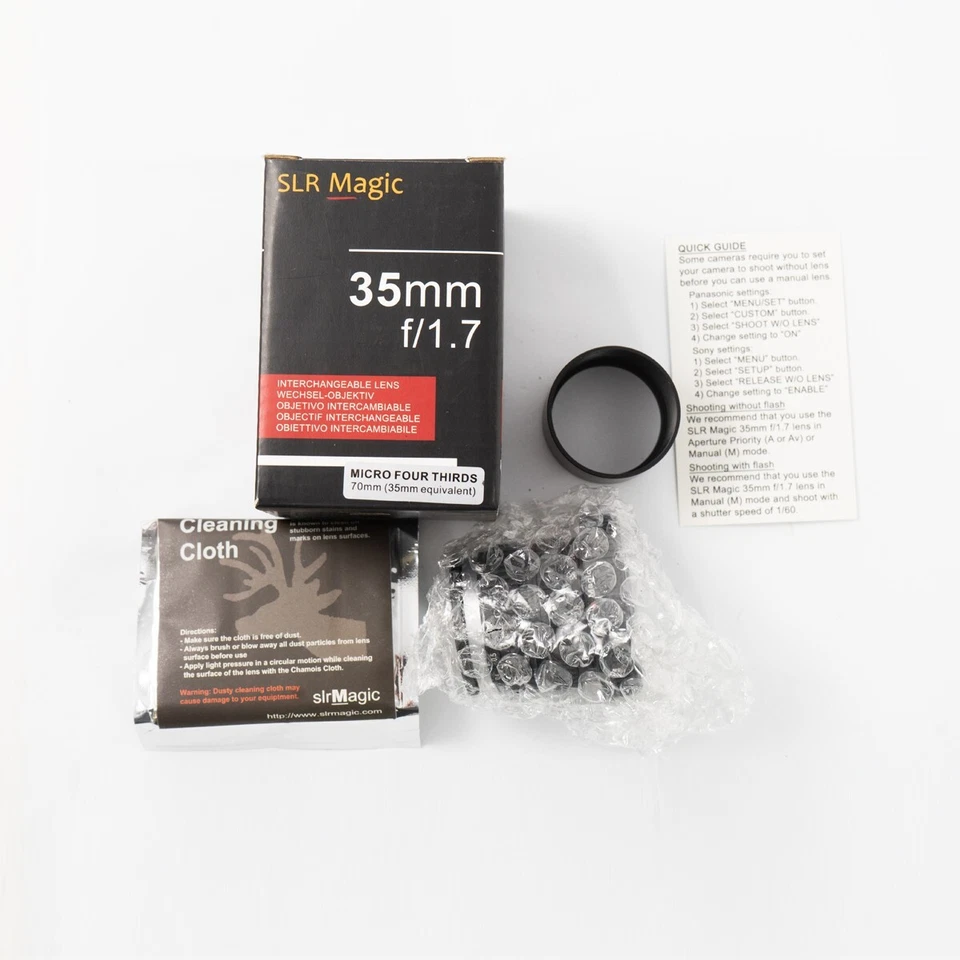 [UNUSED] SLR Magic 35mm f 1.7 lens for Micro 4/3 - Image 3 of 4