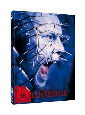 Blu Ray DVD Mediabook - Hellraiser 3 - Hell on Earth Limited Edition NEU