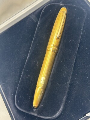 Montblanc Meisterstuck Solitaire Gold Plated LeGrand 146 FP, 18K