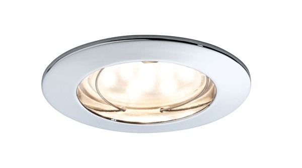 Paulmann Premium Einbauleuchten Set Coin Klar Rund Starr Led 1X6,8W 2700K 230V-image
