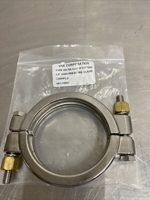 VNE 3'' 304 SS STAINLESS  STEEL SANITARY HIGH PRESSURE CLAMP 691-10061