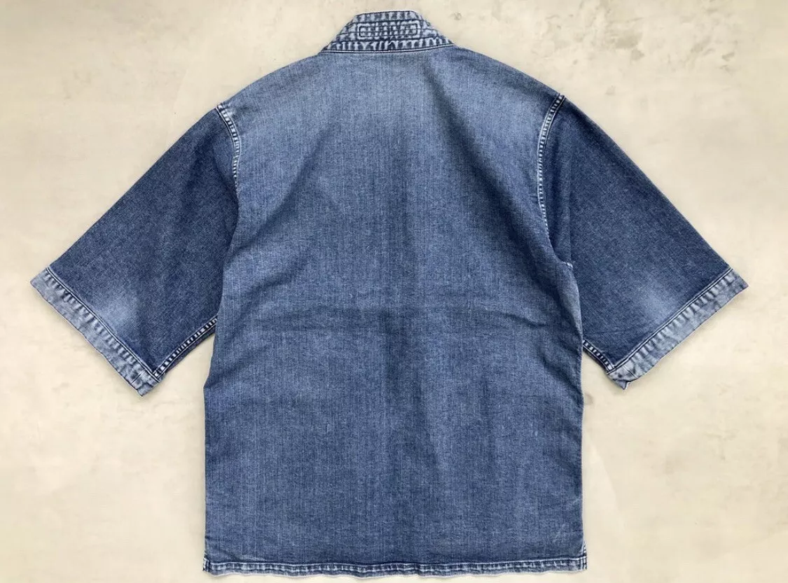 Sakura Kimono Jacket in Japanese Sashiko Embroidery