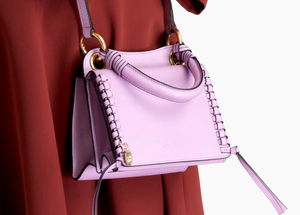 lavender shoulder bag