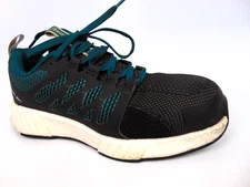 Reebok Fusion Flexweave Composite Toe Work Sneakers, Women's Size 6.5 M, Black