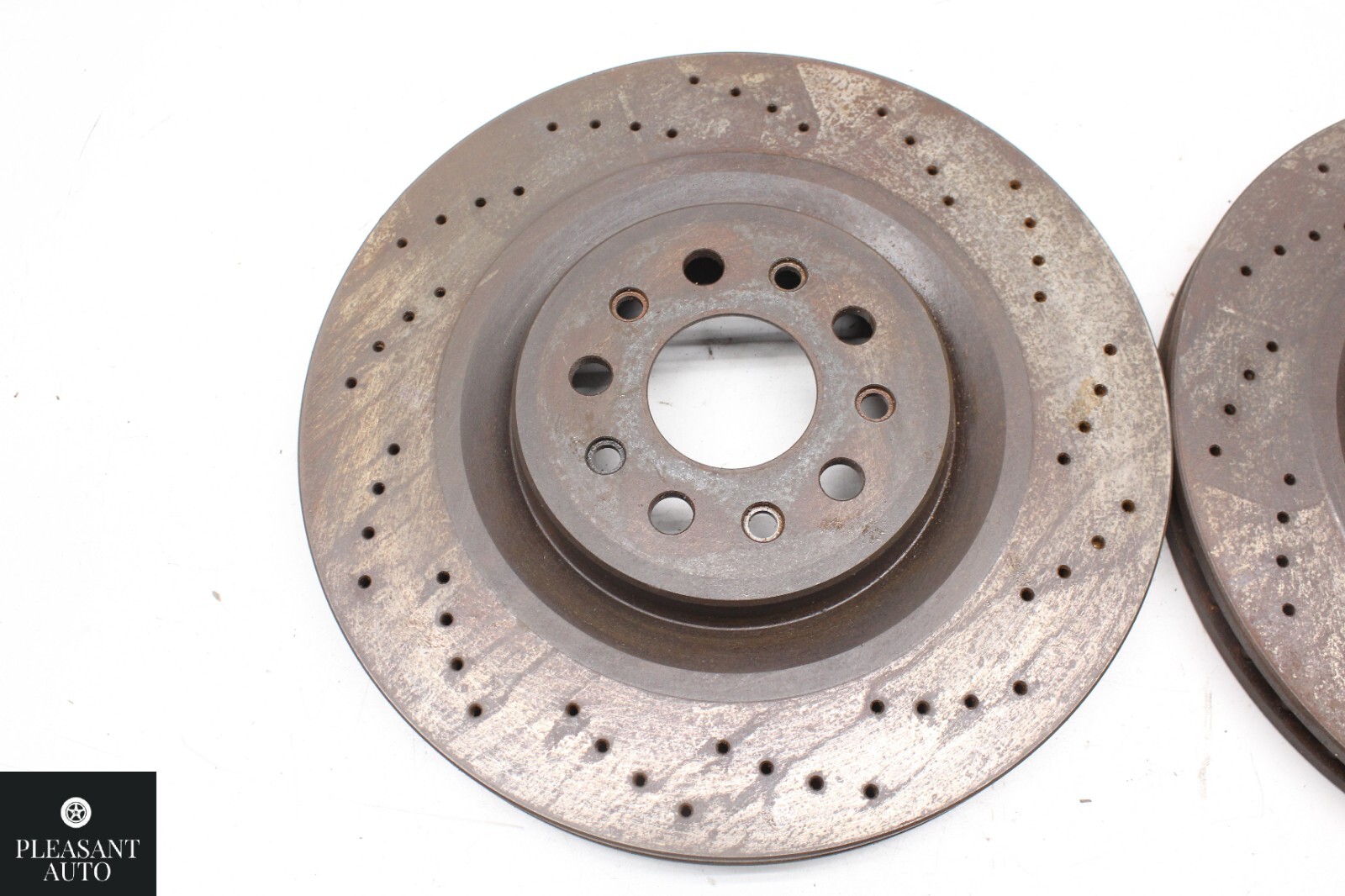 14-17 Maserati Ghibli Front Right & Left Side Brake Rotor Disc Set of 2 Pc OEM
