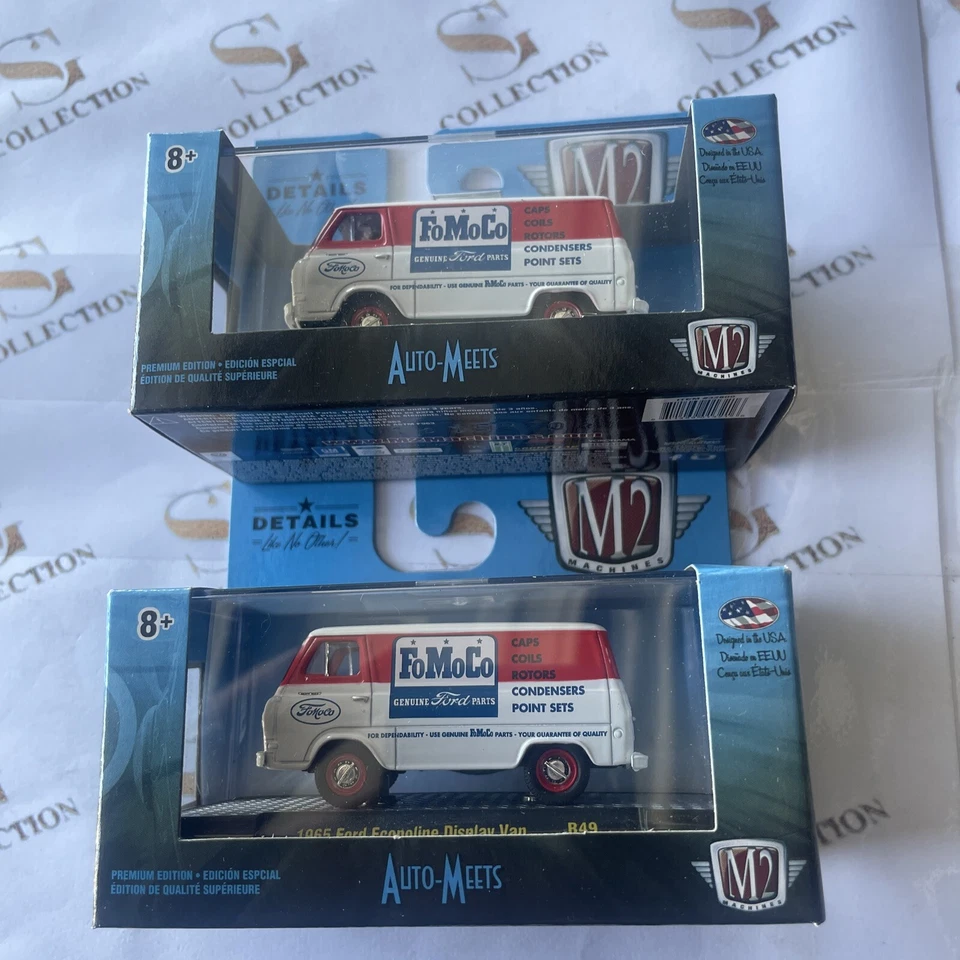 M2 Machines Auto-Meets 1965 Ford Econoline Display Van FoMoCo Lot 2 - Image 2 of 4