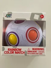 Giggle Zone Rainbow Color Match Puzzle Ball Novelty Toy NEW