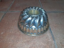 Dr. Oetker Backform silber Gugelhupf Form Backen Metall Vintage Retro