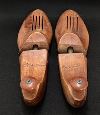 Vintage Pair Of Wooden Shoe Stretchers 8C Walk Over Brand
