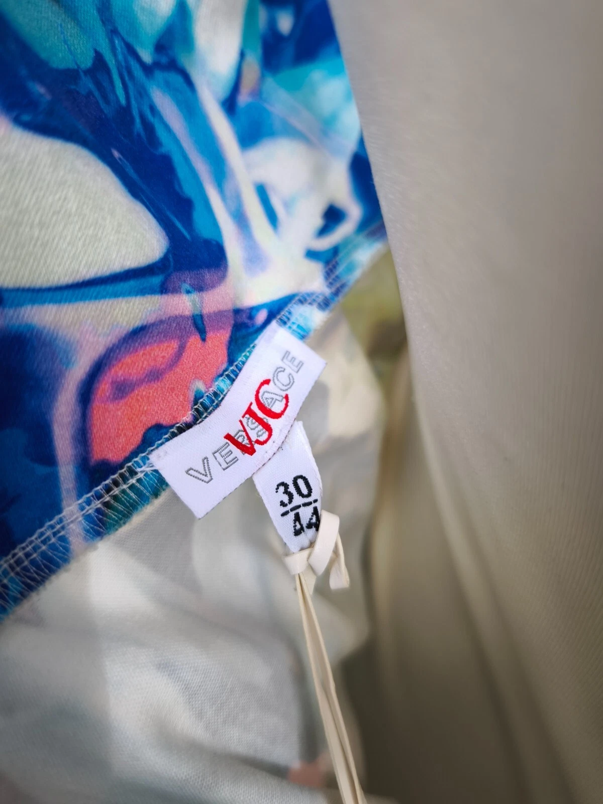 Abito VERSACE JEANS COUTURE vintage Y2K a fiori NUOVO!! Taglia Large