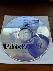 Vintage Adobe PageMill 3.0 Macintosh CD Only No Key Included