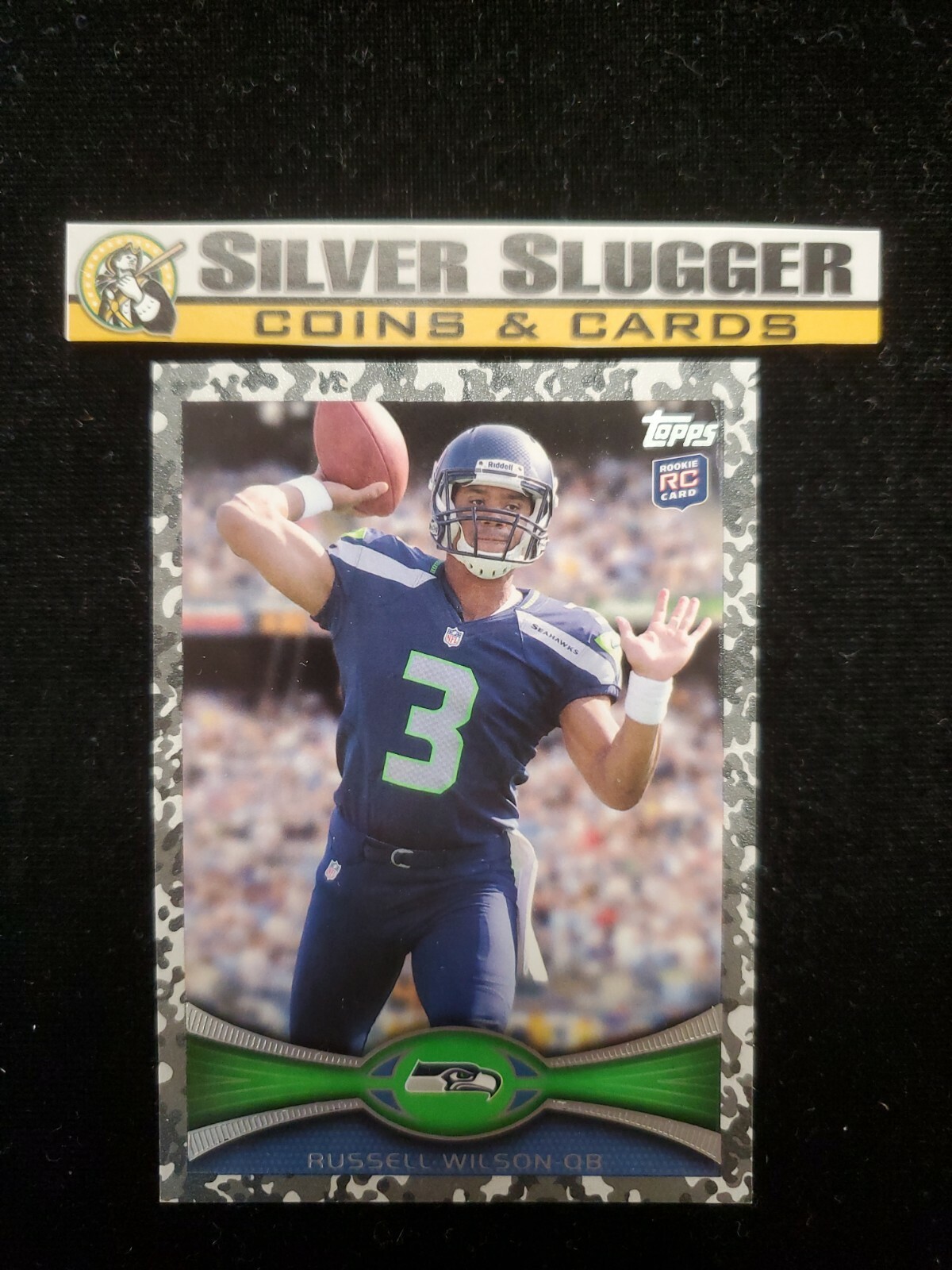 2012 Russell Wilson Topps Camo /399 #165 RC Rookie Card Seattle Seahawks