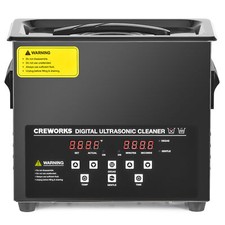 CREWORKS 3L Ultrasonic Cleaner 1.5X Heater Efficient with Degas Gentle Mode