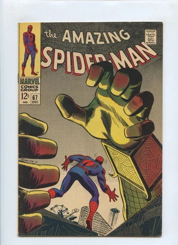 Amazing Spider-Man #67 1968 (FN+ 6.5)(Name Written on 1st Page)