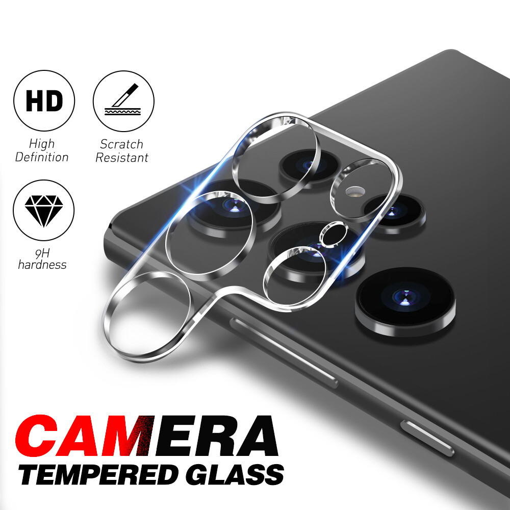 For Samsung S25 S24 S23 S22 S21 Ultra Plus Tempered Glass Camera Lens  Protector