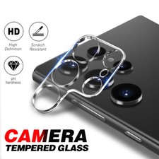 For Samsung S25 S24 S23 S22 S21 Ultra Plus Tempered Glass Camera Lens Protector