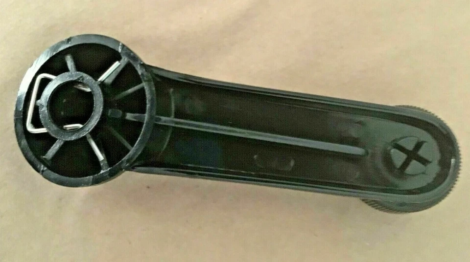 Manija de manivela de ventana de puerta interior negra izquierda o derecha PARA HONDA ACCORD CIVIC Foto 2 de 4